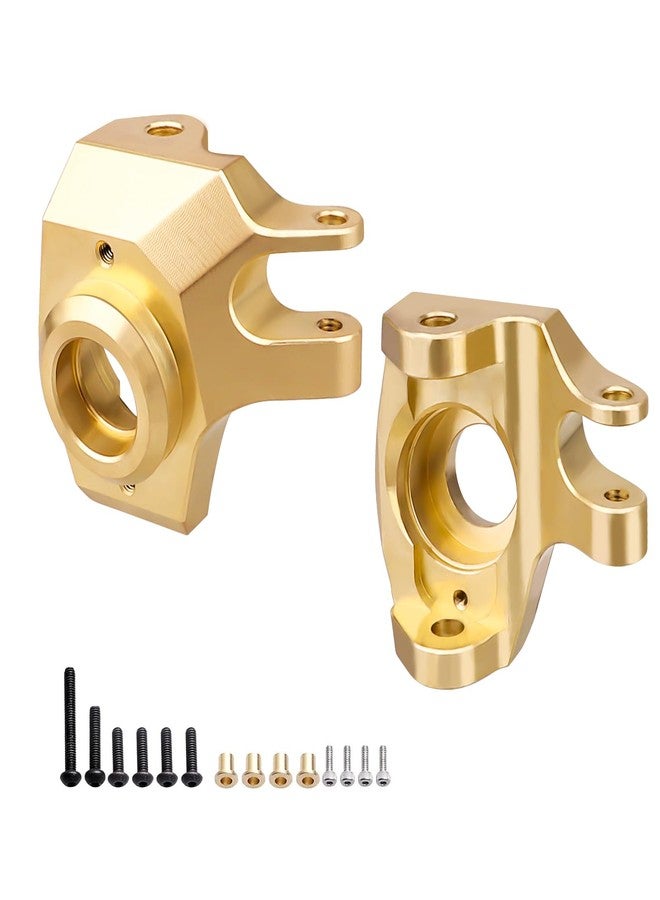 FriHobby Upgraded Heavy Duty Brass Front Steering Knuckle for Axial SCX10 II 1/10 RC Crawler Upgrades Replacement Parts Weights - Image 1